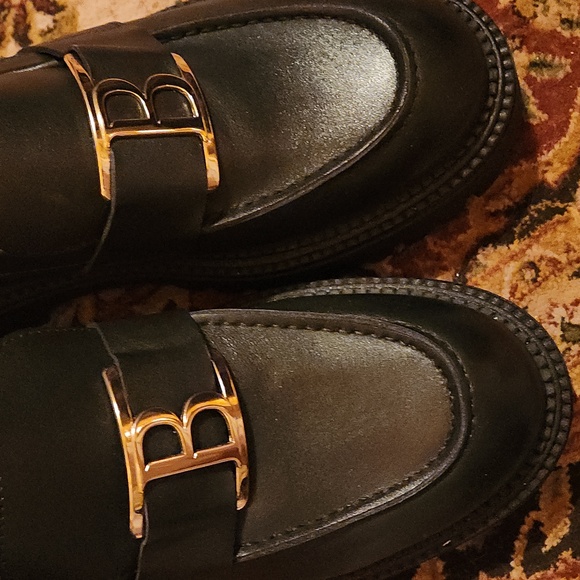 Badura Black Loafers with Gold Accent - Picture 3 of 5